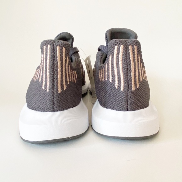 Adidas Gray Rose Gold Swift Run Sneakers CQ2598 - Picture 7 of 9